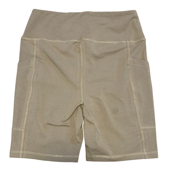MATE the Label Organic Stretch Pocket Short Pebble L NWOT $78 - Picture 4 of 4
